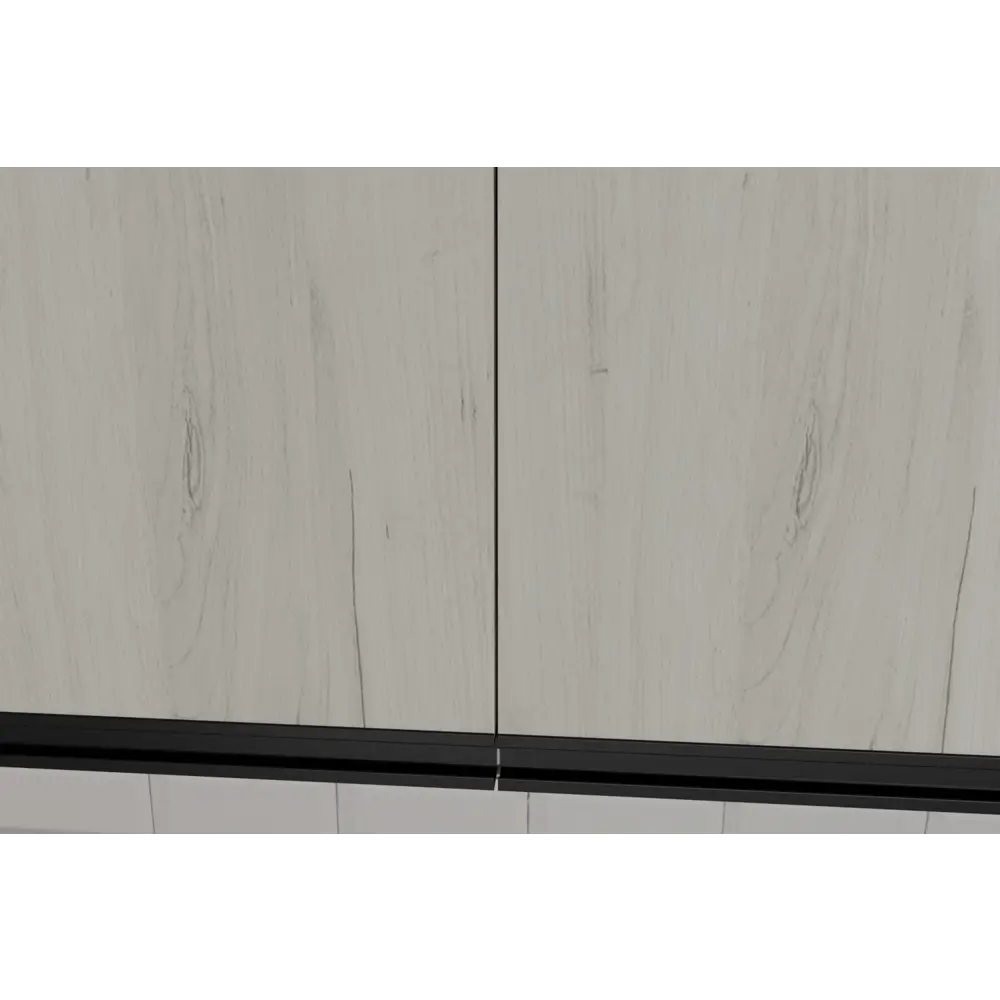 Фото 5 Кухонный гарнитур Оптима/амели Герда Амели оптима 240x214x60 см ЛДСП цвет беленый дуб