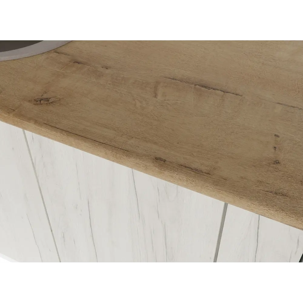 Фото 5 Кухонный гарнитур Стандарт/амели Герда Амели стандарт 160x212x60 см ЛДСП цвет беленый дуб Фото 5 Кухонный гарнитур Стандарт/амели Герда Амели стандарт 160x212x60 см ЛДСП цвет беленый дуб