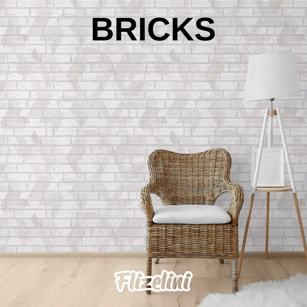 Фото 12 Обои флизелиновые Flizelini 1.06 м цвет 2080-61 - геометрия серая на кирпичах 2080-61 Фото 12 Обои флизелиновые Flizelini 1.06 м цвет 2080-61 - геометрия серая на кирпичах 2080-61