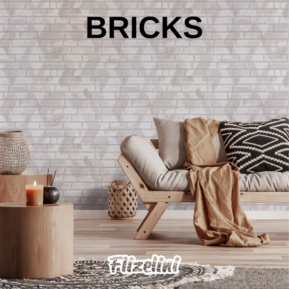 Фото 11 Обои флизелиновые Flizelini 1.06 м цвет 2080-61 - геометрия серая на кирпичах 2080-61 Фото 11 Обои флизелиновые Flizelini 1.06 м цвет 2080-61 - геометрия серая на кирпичах 2080-61