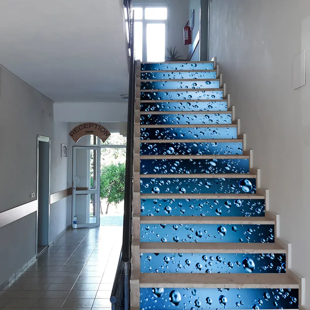 Фото 7 Пленка самоклеящаяся универсальная Wallfix Капли на стекле-2 0.95x2.2 м цвет синий;голубой Фото 7 Пленка самоклеящаяся универсальная Wallfix Капли на стекле-2 0.95x2.2 м цвет синий;голубой