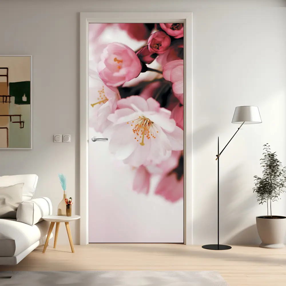 Фото 8 Пленка самоклеящаяся универсальная Wallfix Цветущая вишня-3 w587 0.95x2.2 м цвет розовый Фото 8 Пленка самоклеящаяся универсальная Wallfix Цветущая вишня-3 w587 0.95x2.2 м цвет розовый