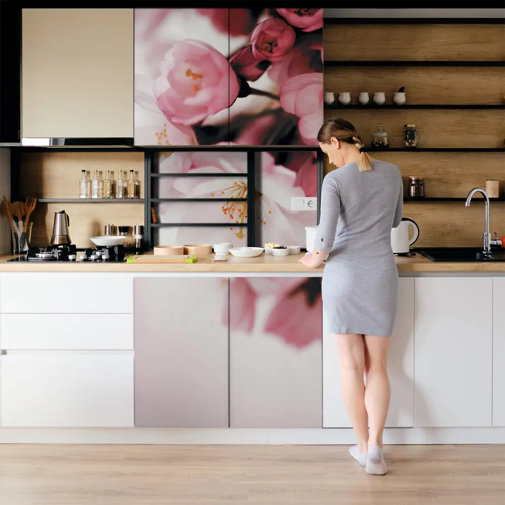 Фото 5 Пленка самоклеящаяся универсальная Wallfix Цветущая вишня-3 w587 0.95x2.2 м цвет розовый Фото 5 Пленка самоклеящаяся универсальная Wallfix Цветущая вишня-3 w587 0.95x2.2 м цвет розовый