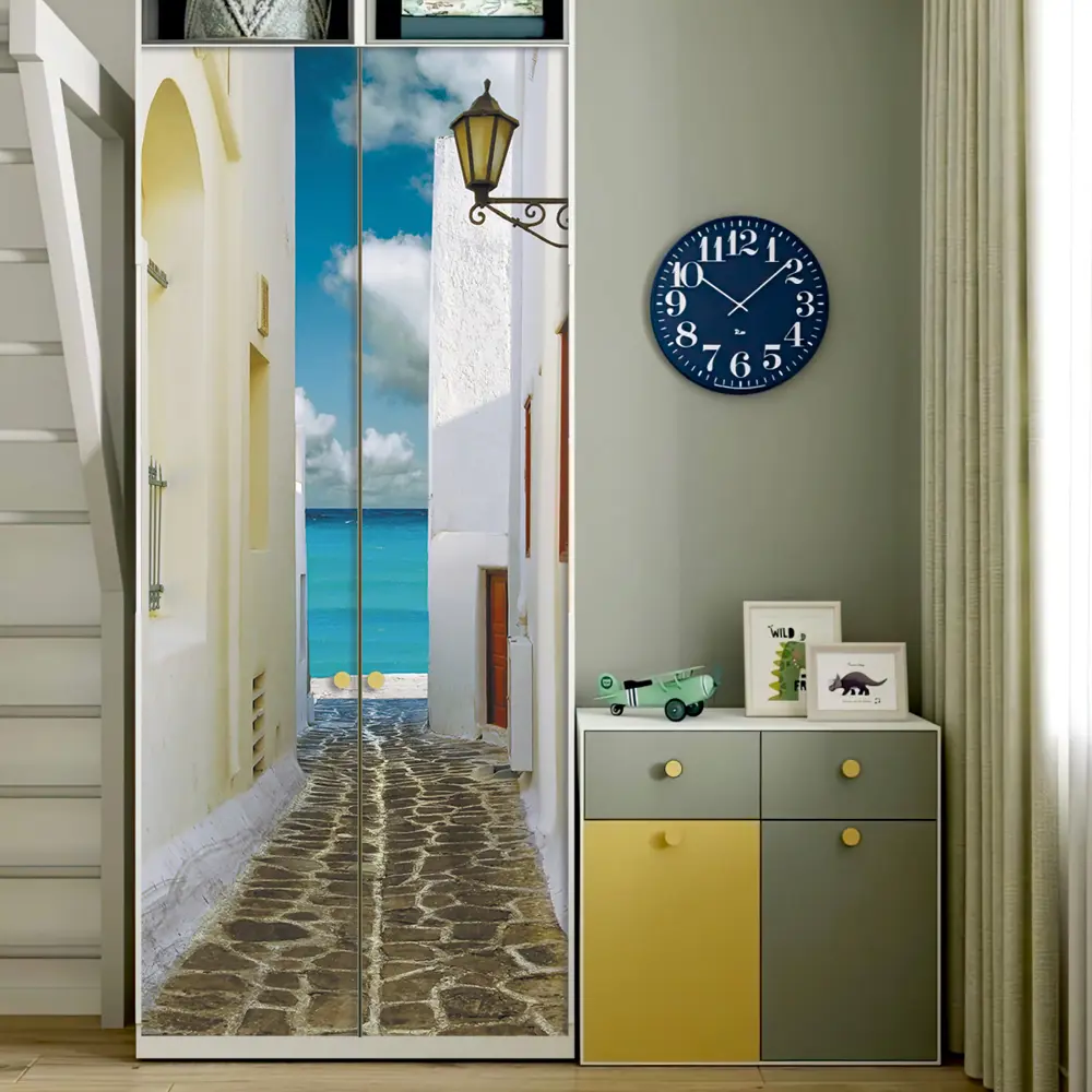 Фото 9 Пленка самоклеящаяся универсальная Wallfix Греции 0.95x2.2 м цвет молочный;серый;голубой Фото 9 Пленка самоклеящаяся универсальная Wallfix Греции 0.95x2.2 м цвет молочный;серый;голубой