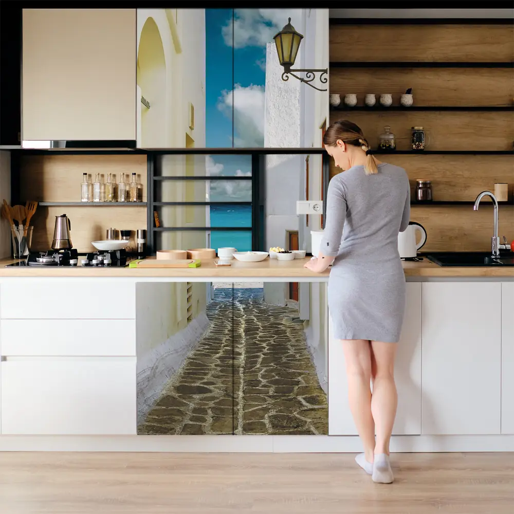 Фото 5 Пленка самоклеящаяся универсальная Wallfix Греции 0.95x2.2 м цвет молочный;серый;голубой Фото 5 Пленка самоклеящаяся универсальная Wallfix Греции 0.95x2.2 м цвет молочный;серый;голубой