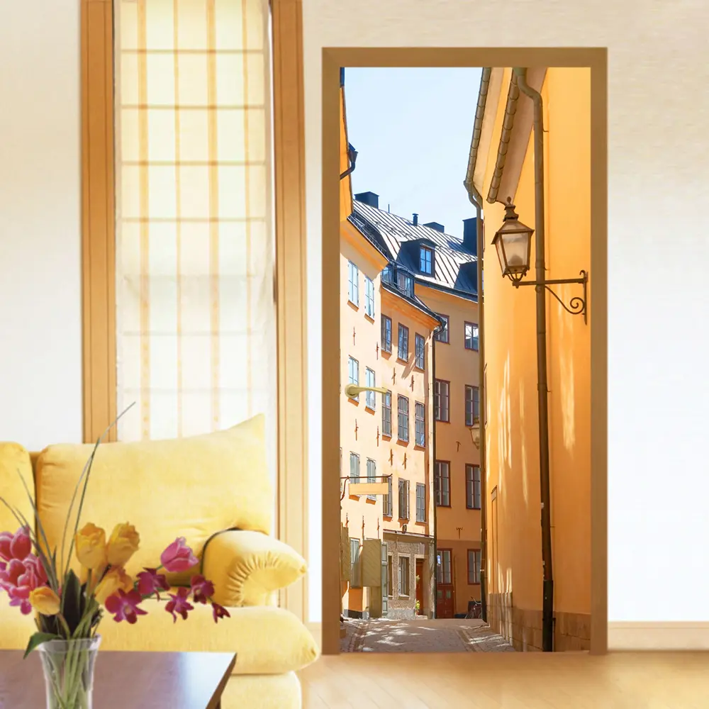 Фото 3 Пленка самоклеящаяся универсальная Wallfix Стокгольме 0.95x2.2 м цвет охра Фото 3 Пленка самоклеящаяся универсальная Wallfix Стокгольме 0.95x2.2 м цвет охра