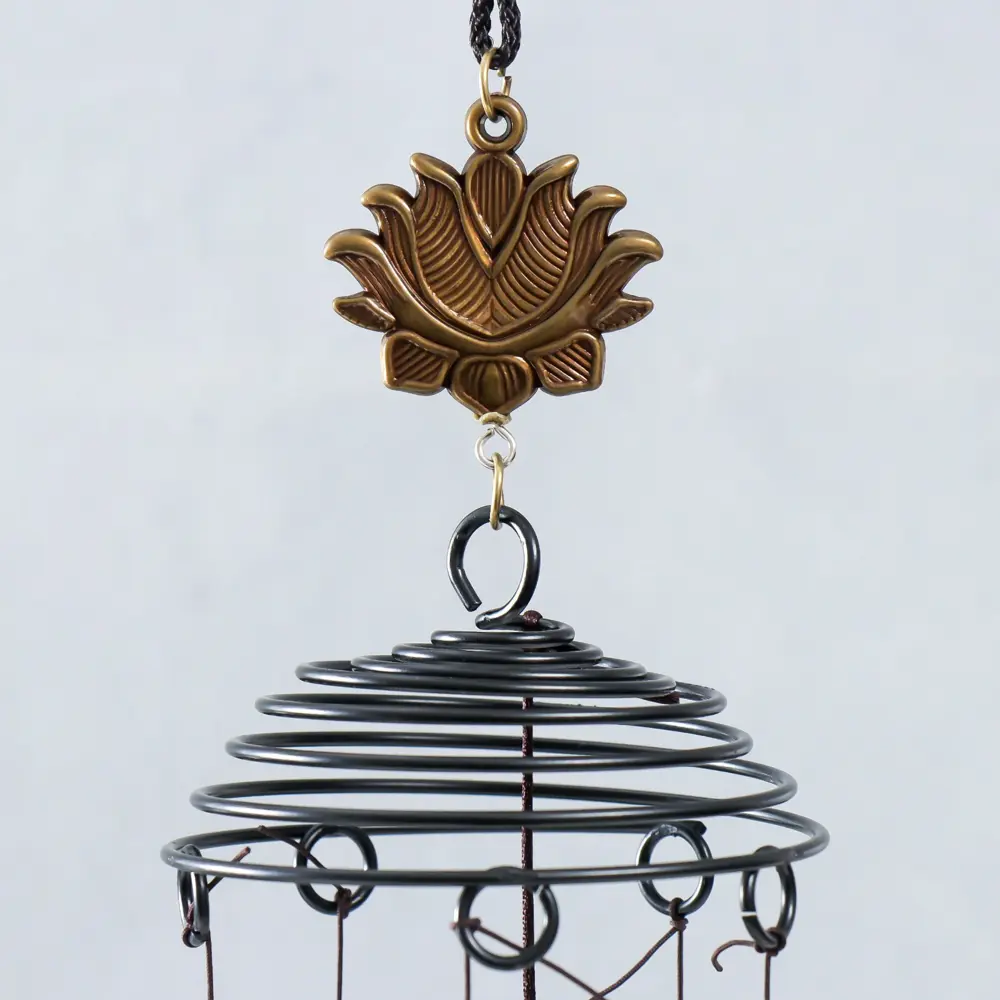 Фото 2 Декоративный предмет Сима-ленд Музыка ветра Спираль Лотосы Фото 2 Декоративный предмет Сима-ленд Музыка ветра Спираль Лотосы