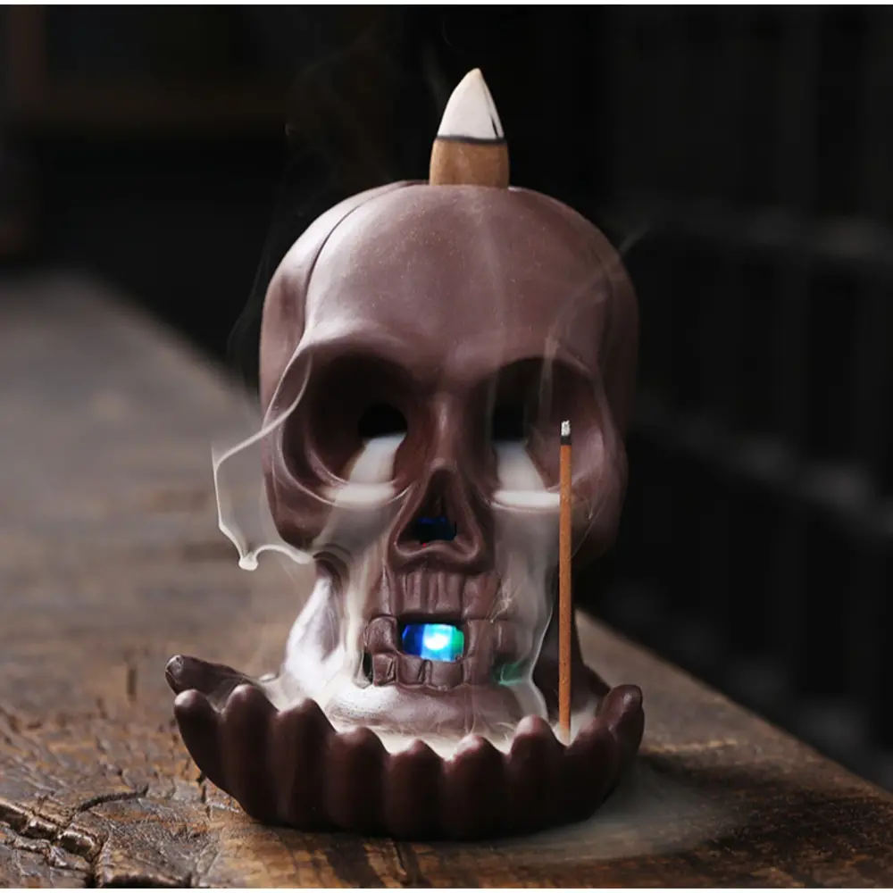 Фото Подставка для благовоний Take it easy Набор благовоний Череп Фото Подставка для благовоний Take it easy Набор благовоний Череп