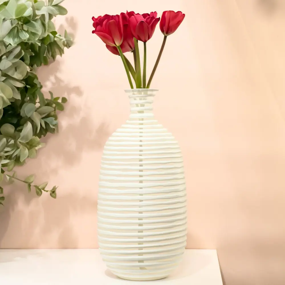 Фото 4 Ваза Сима-ленд Аркадия стекло цвет белый 19 см Фото 4 Ваза Сима-ленд Аркадия стекло цвет белый 19 см