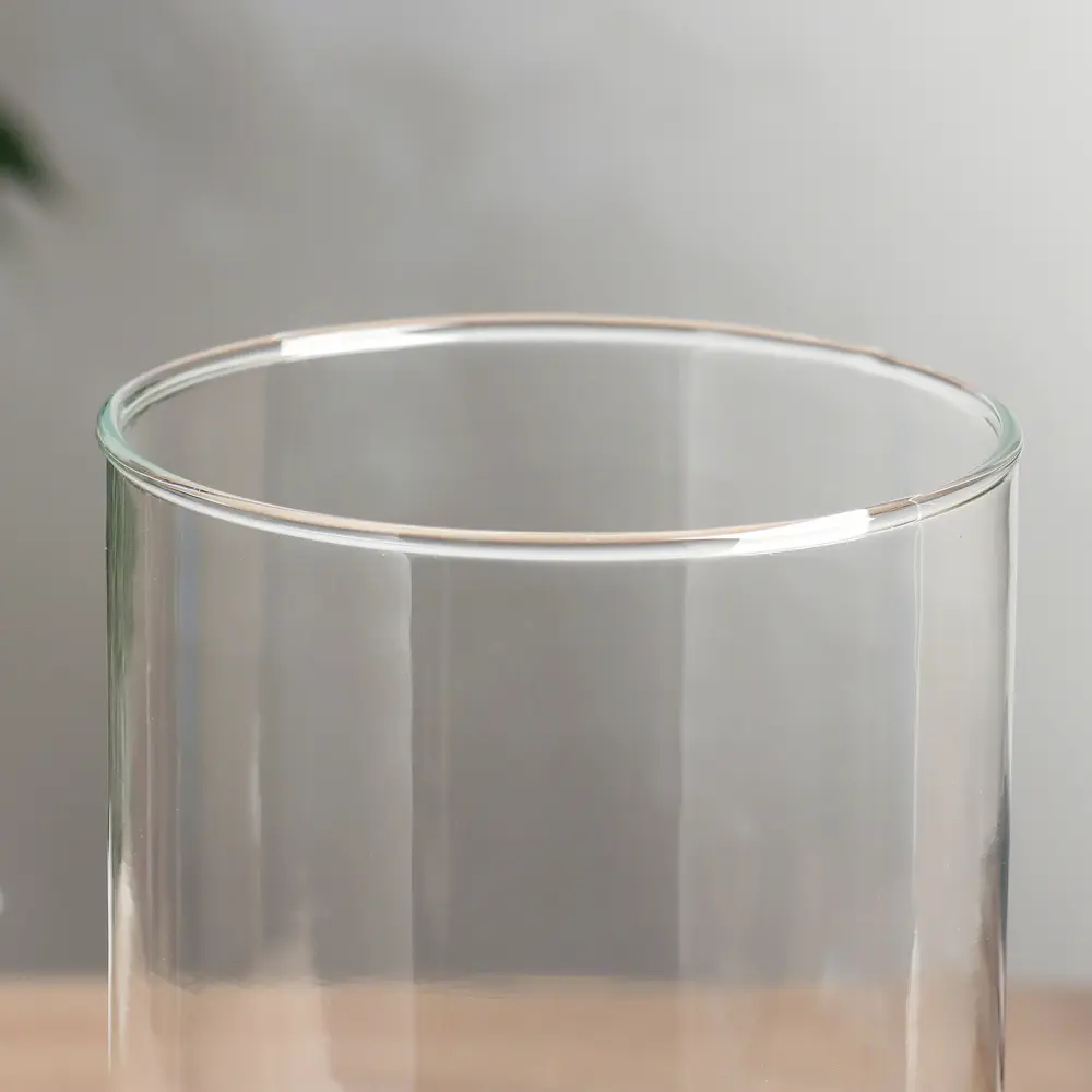 Фото 2 Ваза Evis Лола стекло цвет прозрачный 25 см