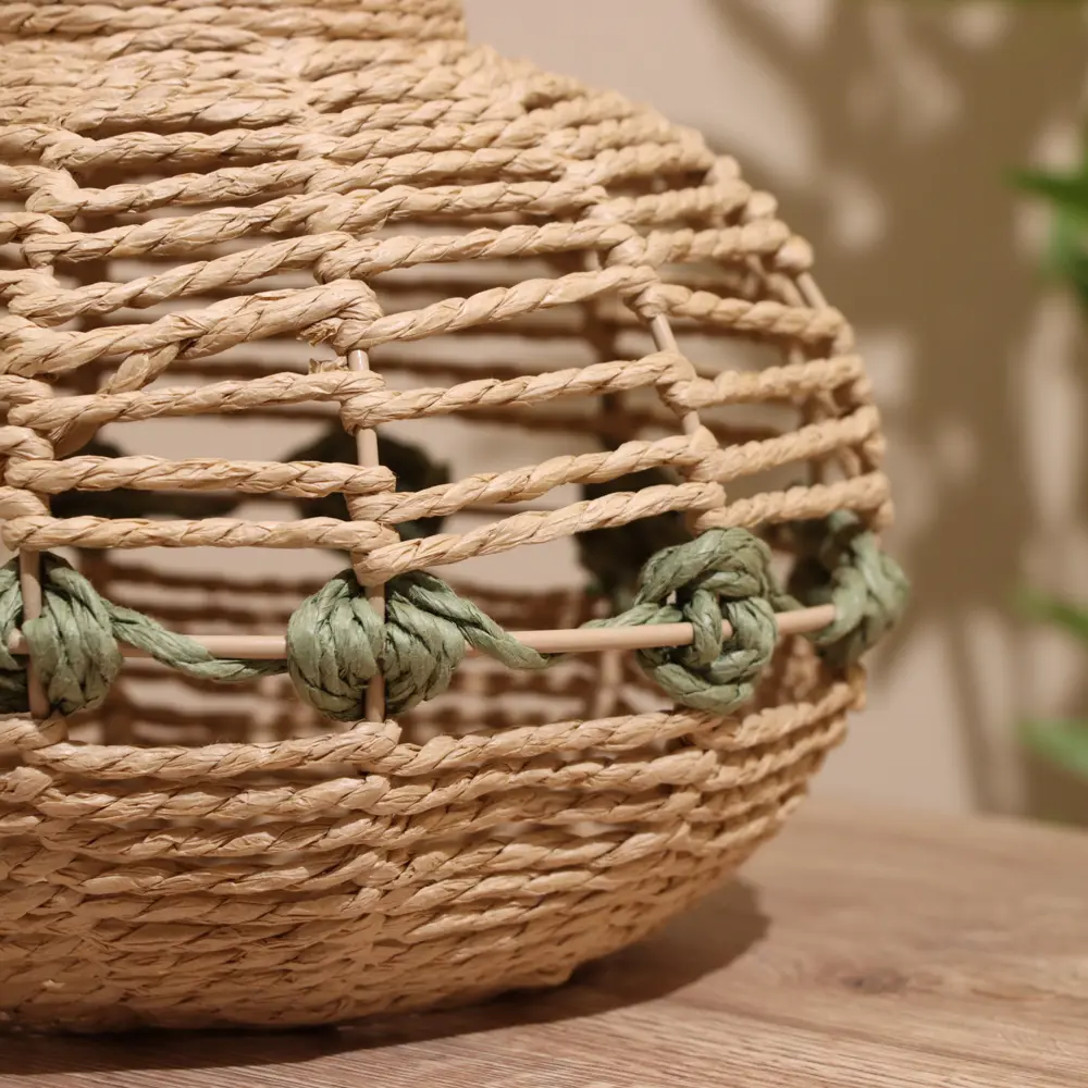 Фото 3 Ваза Сима-ленд 10546243 бумага цвет бежевый 24 см