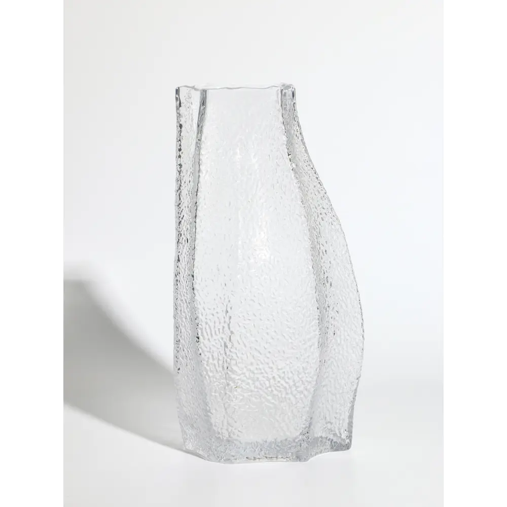 Фото 9 Ваза Сима-ленд Дженис стекло цвет прозрачный 30 см