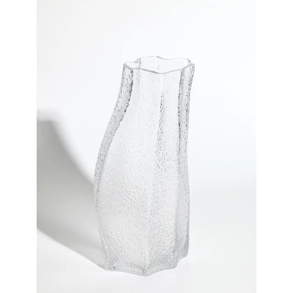 Фото 7 Ваза Сима-ленд Дженис стекло цвет прозрачный 30 см