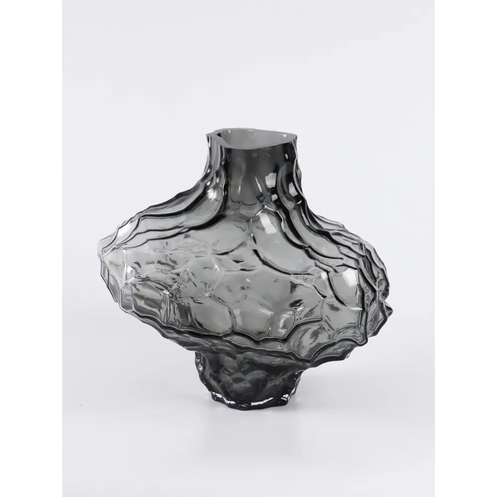 Фото 3 Ваза Сима-ленд Джино стекло цвет черный 21 см