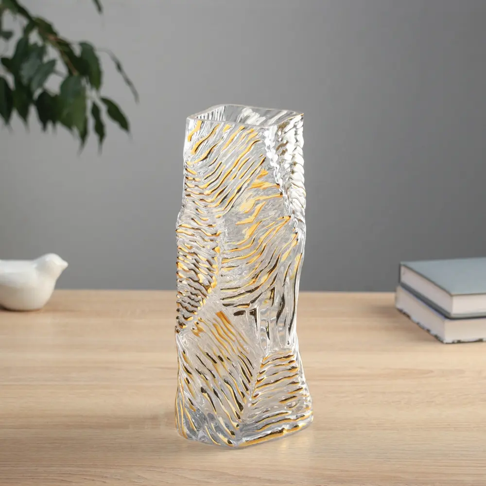 Фото 2 Ваза Сима-ленд Милагрос стекло цвет прозрачный 24.5 см Фото 2 Ваза Сима-ленд Милагрос стекло цвет прозрачный 24.5 см