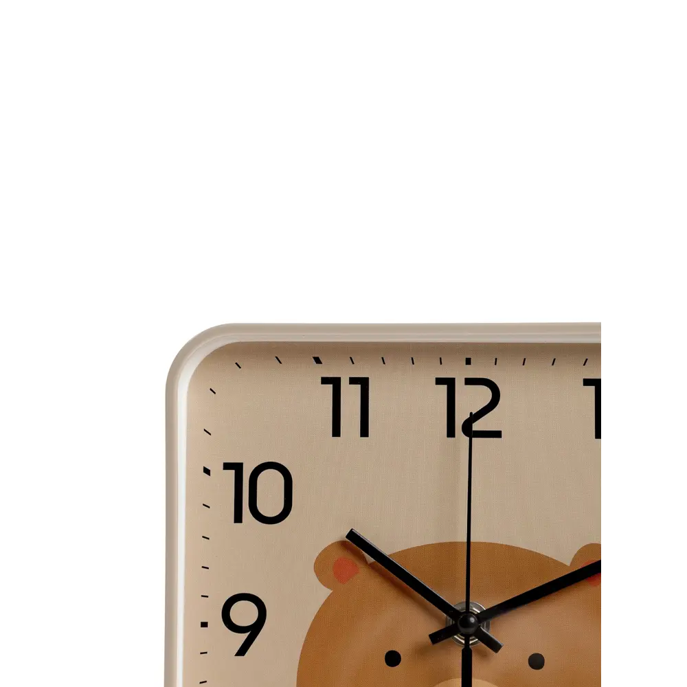 Фото 2 Настенные часы Рубин Медвежонок 21 см