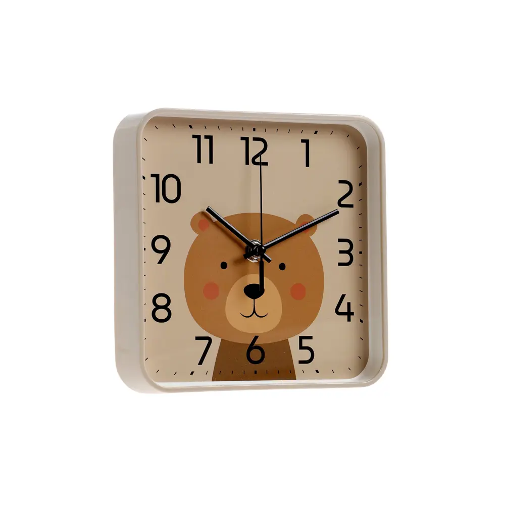 Фото 3 Настенные часы Рубин Медвежонок 21 см