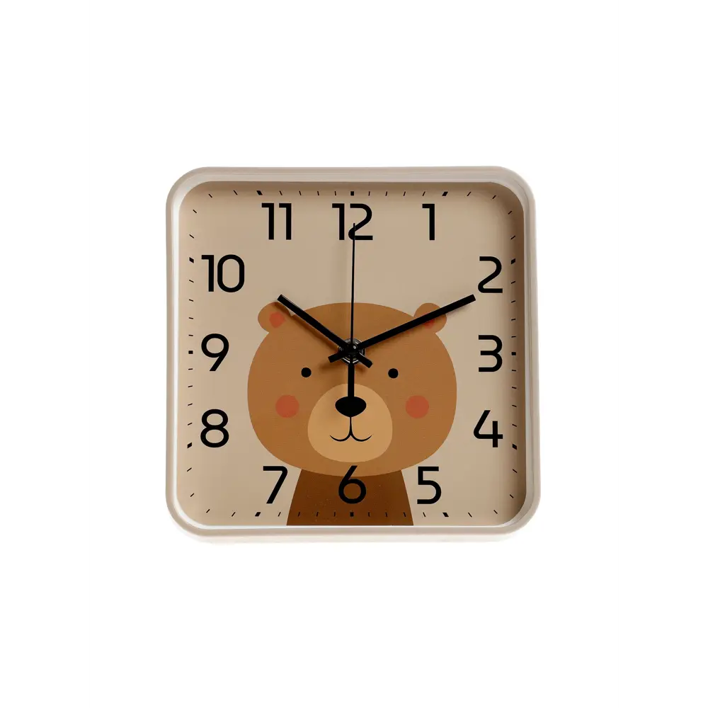 Фото Настенные часы Рубин Медвежонок 21 см