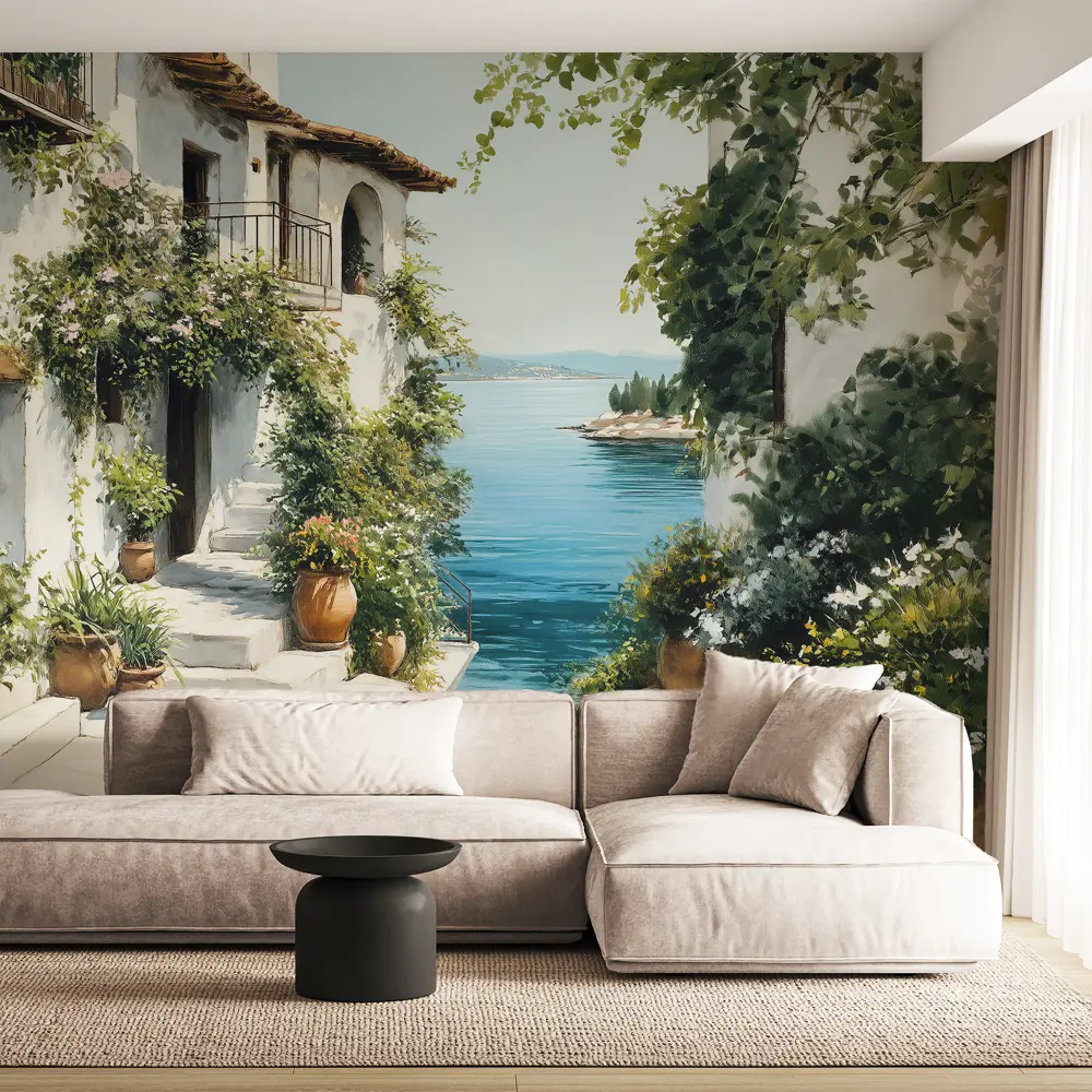 Фото 2 Фотообои флизелиновые Postermarket Средиземноморье 400x270 см Фото 2 Фотообои флизелиновые Postermarket Средиземноморье 400x270 см