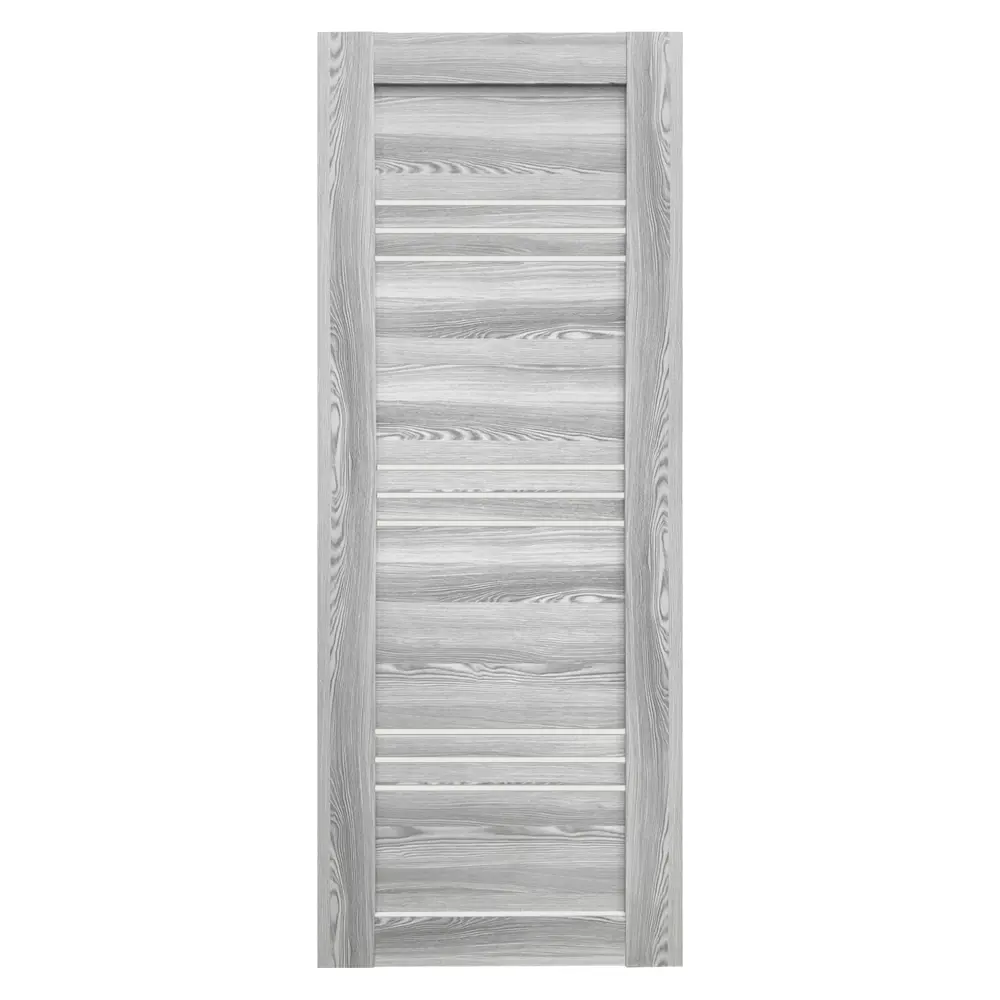 Фото 4 Комплект межкомнатной двери Дверипро Тринити остеклённая 200x60см ПВХ цвет ривьера айс с коробом и наличниками Фото 4 Комплект межкомнатной двери Дверипро Тринити остеклённая 200x60см ПВХ цвет ривьера айс с коробом и наличниками