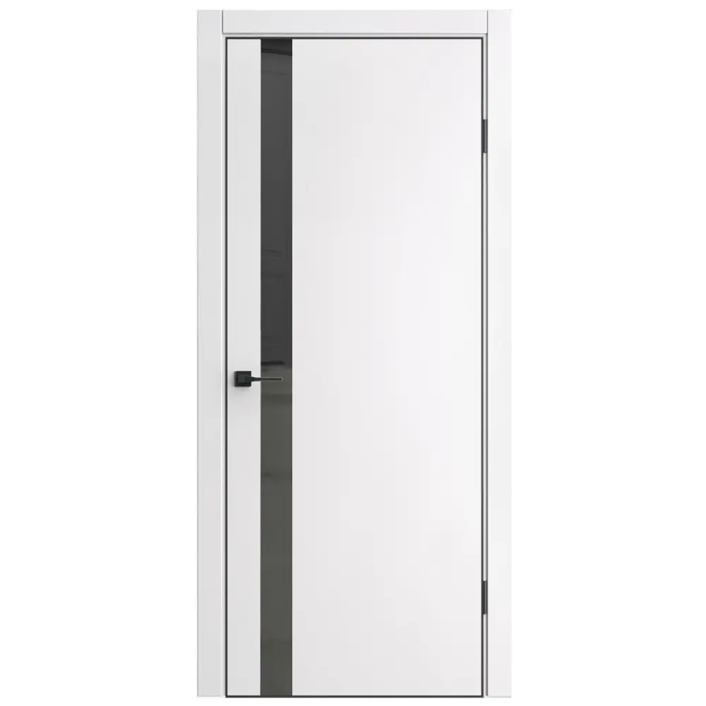 Фото 4 Комплект межкомнатной двери Дверипро Квинто остеклённая 200x70см ПВХ цвет белый ПЭТ с коробом и наличниками Фото 4 Комплект межкомнатной двери Дверипро Квинто остеклённая 200x70см ПВХ цвет белый ПЭТ с коробом и наличниками