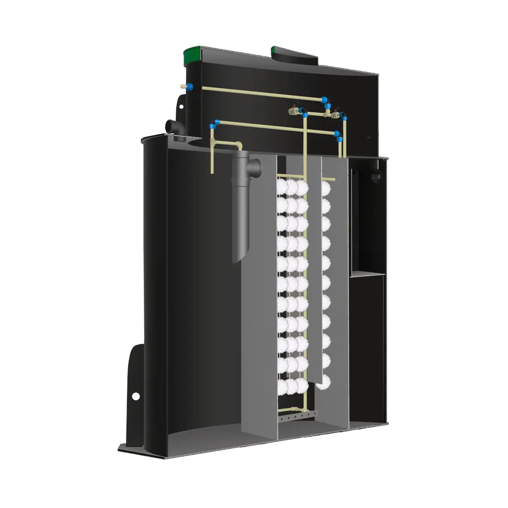 Фото 3 Станция биологической очистки Экомир Модель 6 3819л 1800л/сутки черный