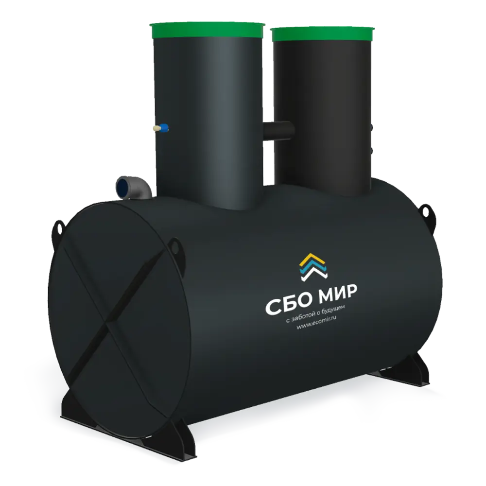 Фото 3 Станция биологической очистки Экомир Модель 8 7776л 2400л/сутки черный