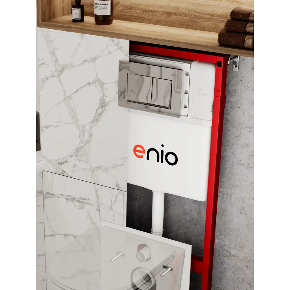 Фото 17 Комплект 3 в 1 инсталляция Enio Profi EN7050050 693398 унитаз подвесной Enio Neo и кнопка хром Pulsante Фото 17 Комплект 3 в 1 инсталляция Enio Profi EN7050050 693398 унитаз подвесной Enio Neo и кнопка хром Pulsante