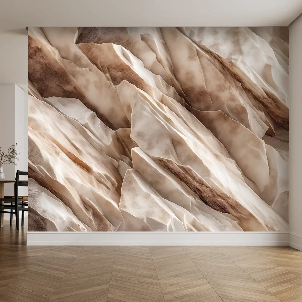 Фото 4 Фотообои флизелиновые Postermarket Каменная стена бежевая 400x270 см