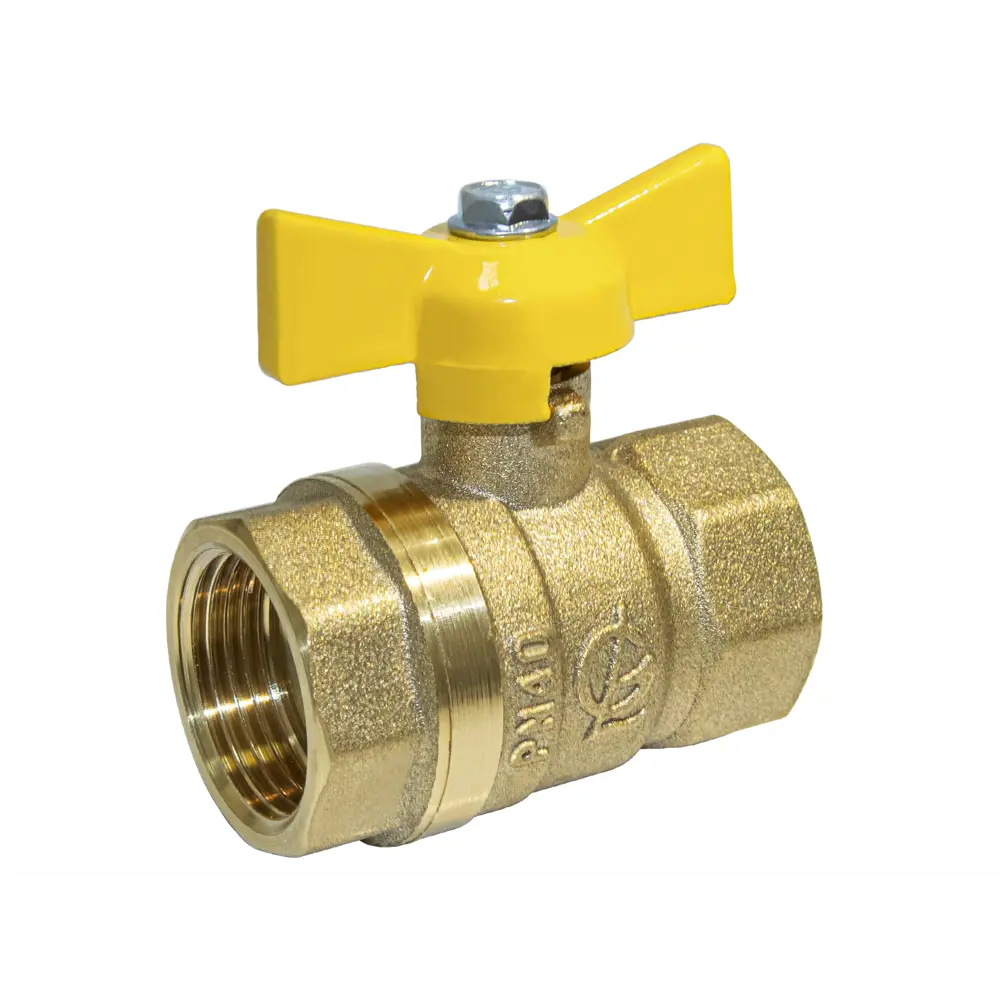 Фото Кран шаровой прямой Галлоп 230 Стандарт DN20 PN40 3/4" ВР латунь ручка бабочка 0115034_НСК Фото Кран шаровой прямой Галлоп 230 Стандарт DN20 PN40 3/4" ВР латунь ручка бабочка 0115034_НСК