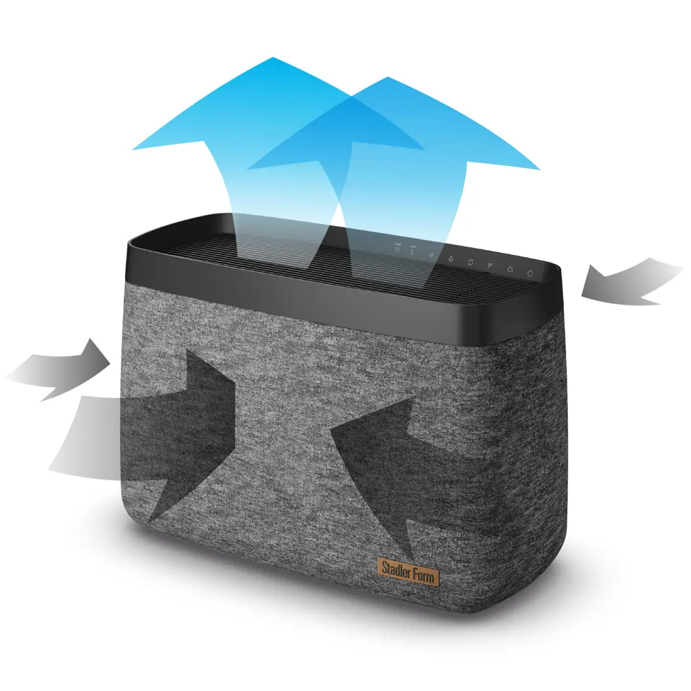 Фото 22 Увлажнитель воздуха Stadler form Karl big black 11 л с подсветкой цвет серый