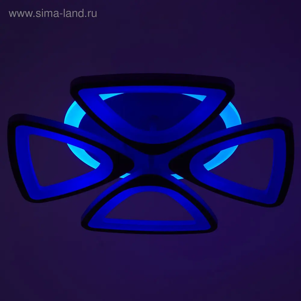 Фото 5 Люстра потолочная светодиодная Экономсвет Сима-ленд 3 м² регулируемый белый свет цвет белый Фото 5 Люстра потолочная светодиодная Экономсвет Сима-ленд 3 м² регулируемый белый свет цвет белый