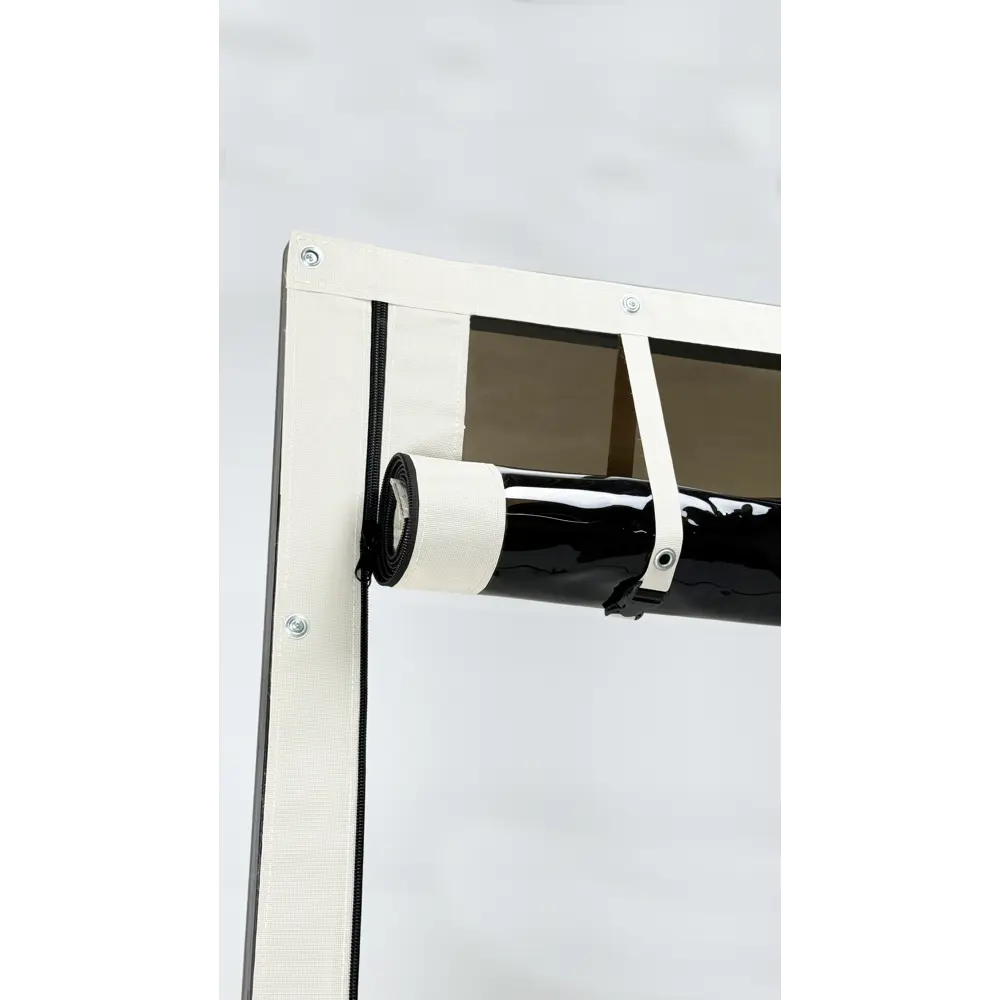 Фото 3 Мягкая дверь на молниях 90x210см тонированное полотно цвет бежевый