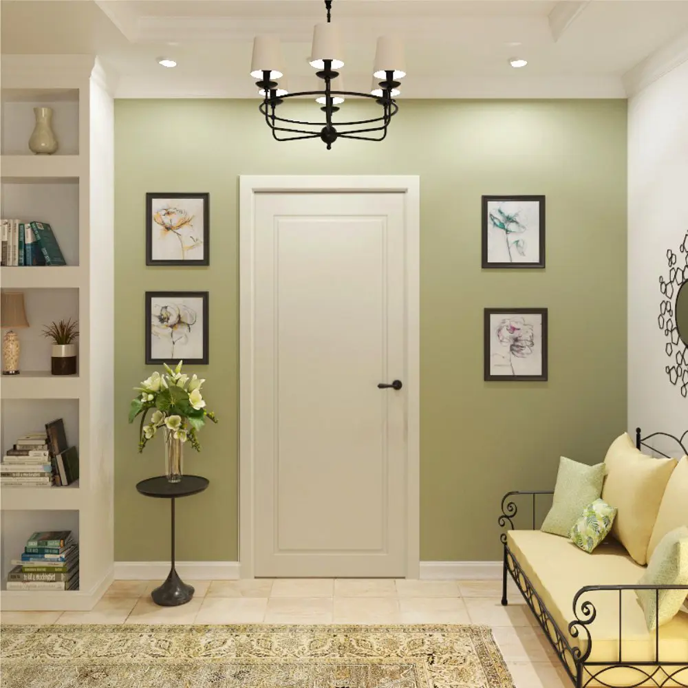 Фото Дверь межкомнатная Dorica Классик-24 глухая 60х200см эмаль цвет лунный с магнитной защелкой Фото Дверь межкомнатная Dorica Классик-24 глухая 60х200см эмаль цвет лунный с магнитной защелкой