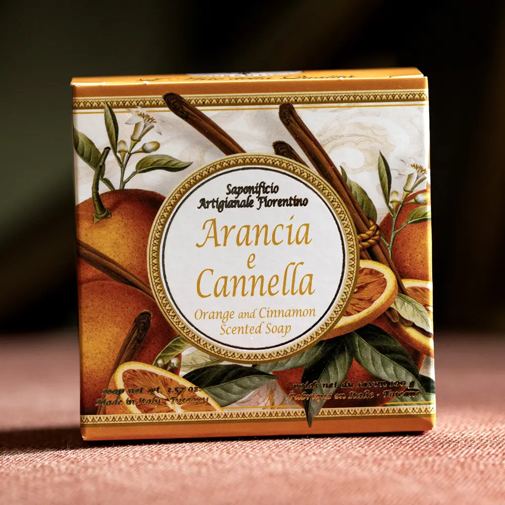 Фото 3 Твердое мыло Saponificio Artigianale SAF ручной работы круглое апельсин и корица 3х100гр