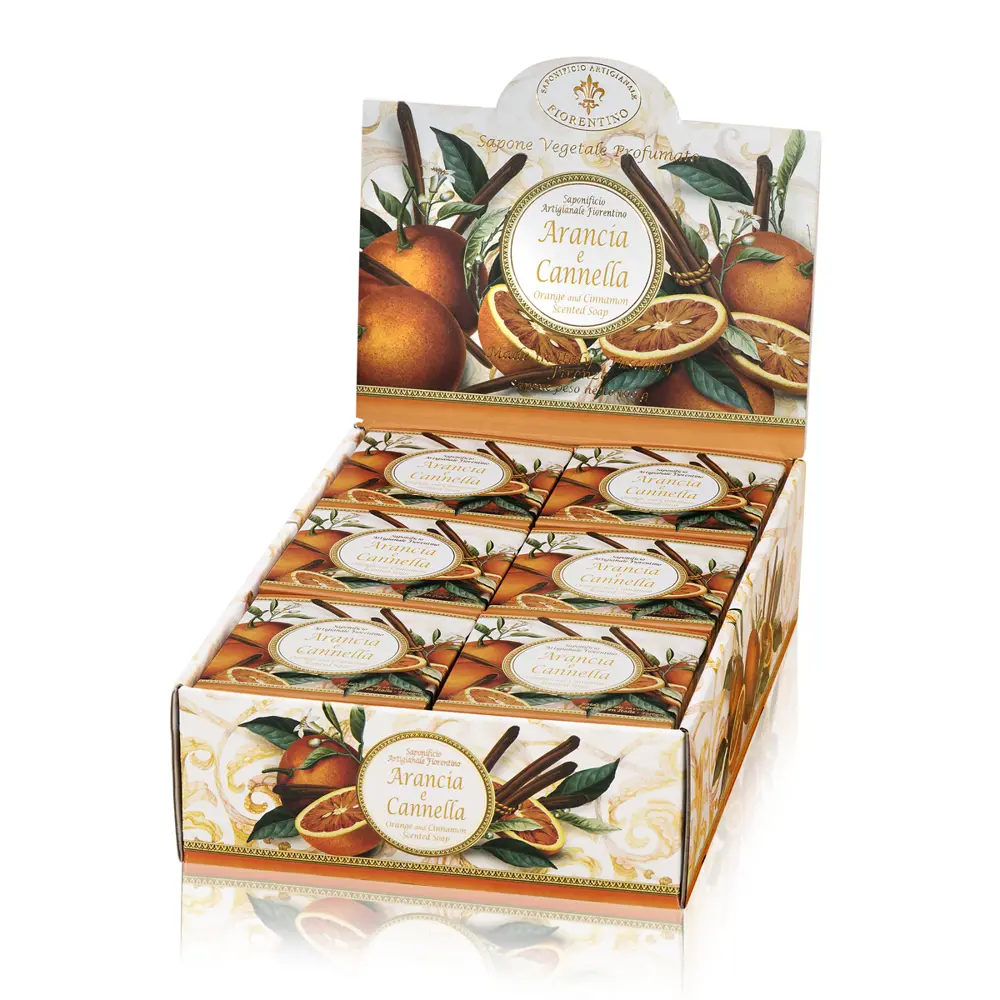 Фото 2 Твердое мыло Saponificio Artigianale SAF ручной работы круглое апельсин и корица 3х100гр