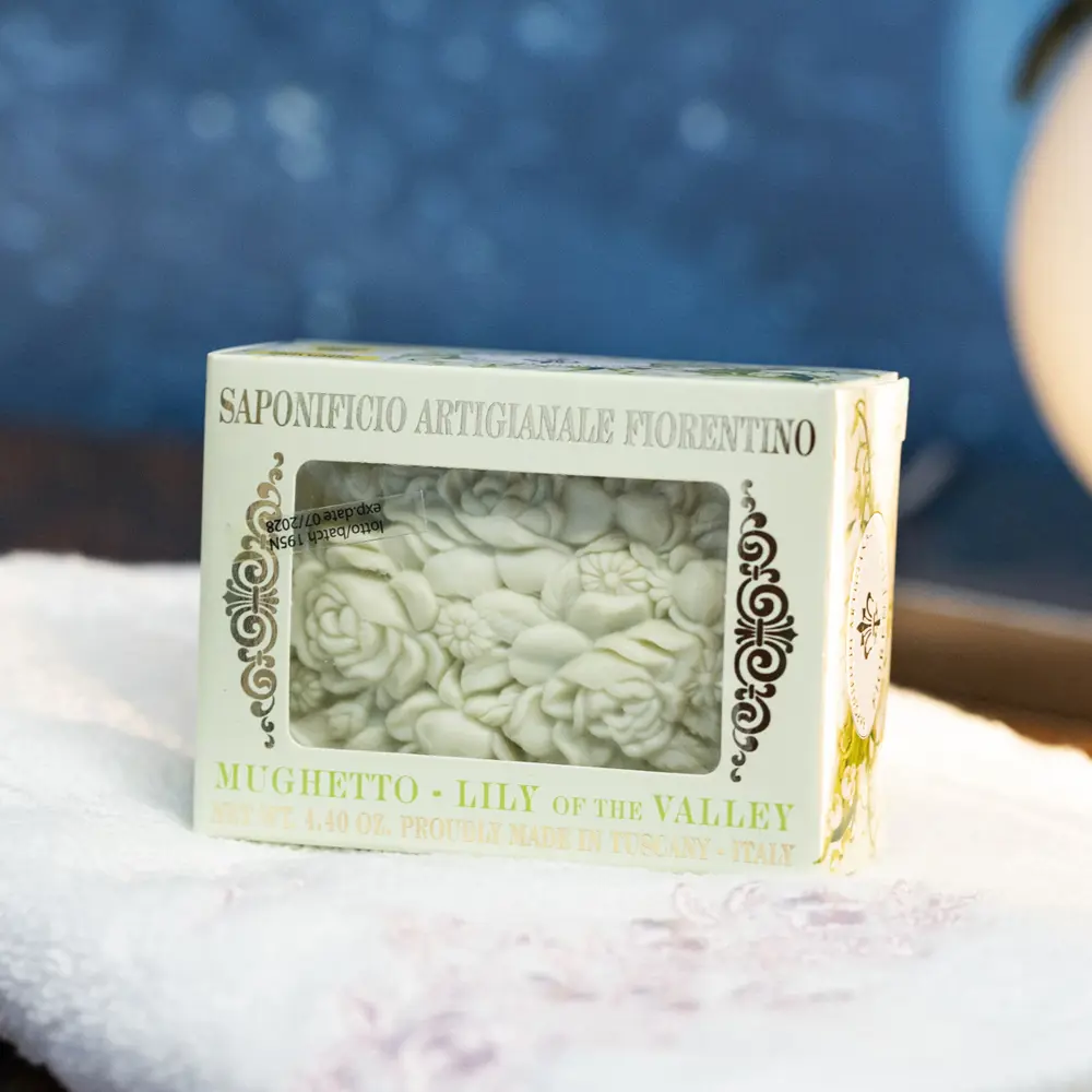 Фото Твердое мыло Saponificio Artigianale SAF YK 4 ручной работы ландыш 125 гр 3 шт