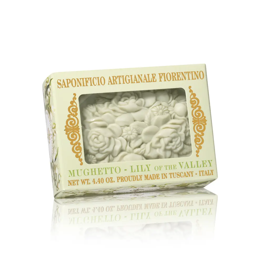 Фото 2 Твердое мыло Saponificio Artigianale SAF YK 4 ручной работы ландыш 125 гр 3 шт