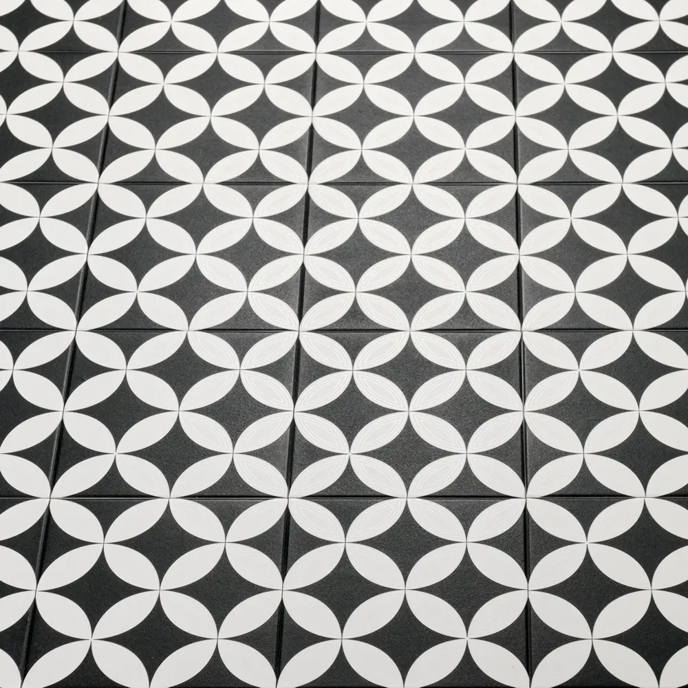 Фото 8 Керамогранит Motto Levels N100072 20x20см цвет черный