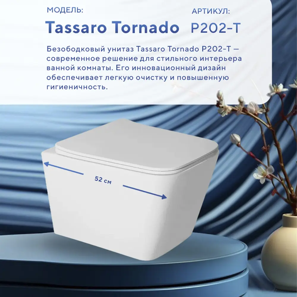 Фото 3 Инсталляция с унитазом комплект 7 в 1: инсталляция Tece 9400412 с подвесным унитазом Amore di Mare Tassaro Tornado P202-T с сиденьем микролифт Фото 3 Инсталляция с унитазом комплект 7 в 1: инсталляция Tece 9400412 с подвесным унитазом Amore di Mare Tassaro Tornado P202-T с сиденьем микролифт