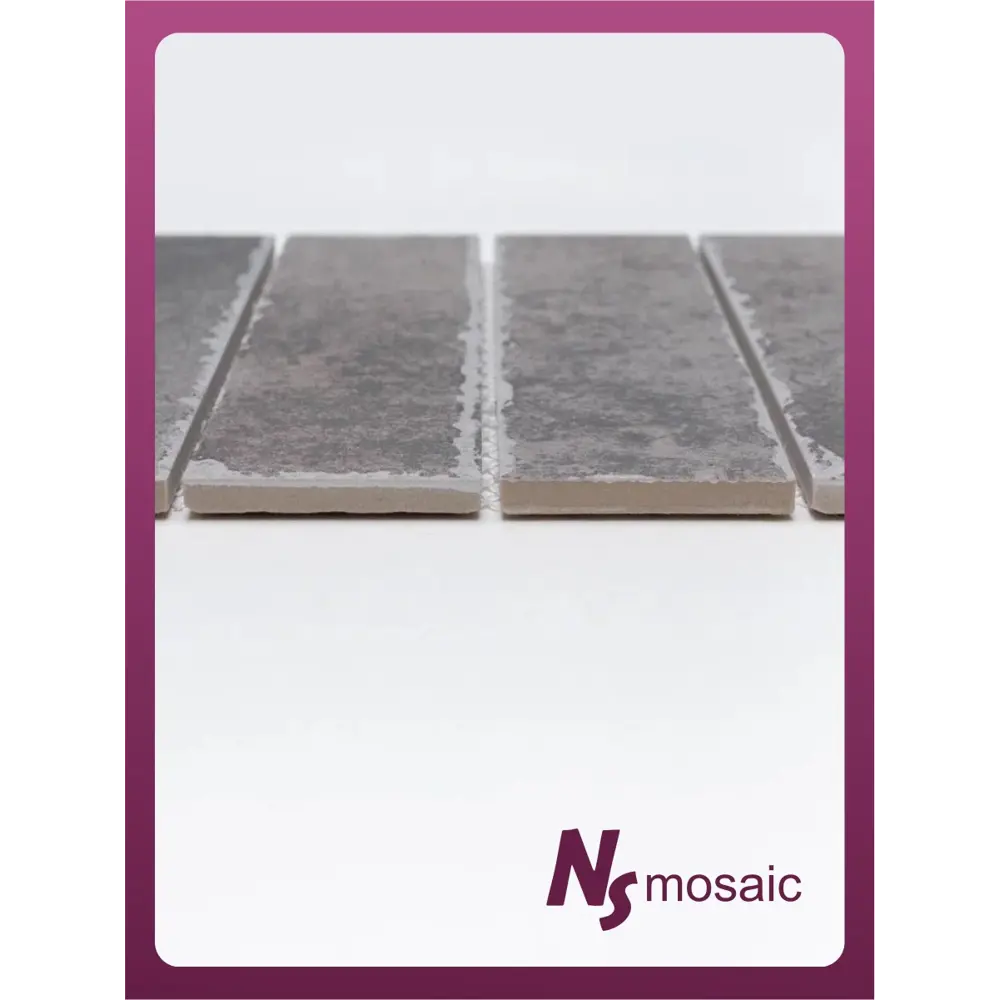 Фото 4 Декоративная мозаика Nsmosaic R-365 NS11PL0094 30.6x19.8см цвет Коричневый