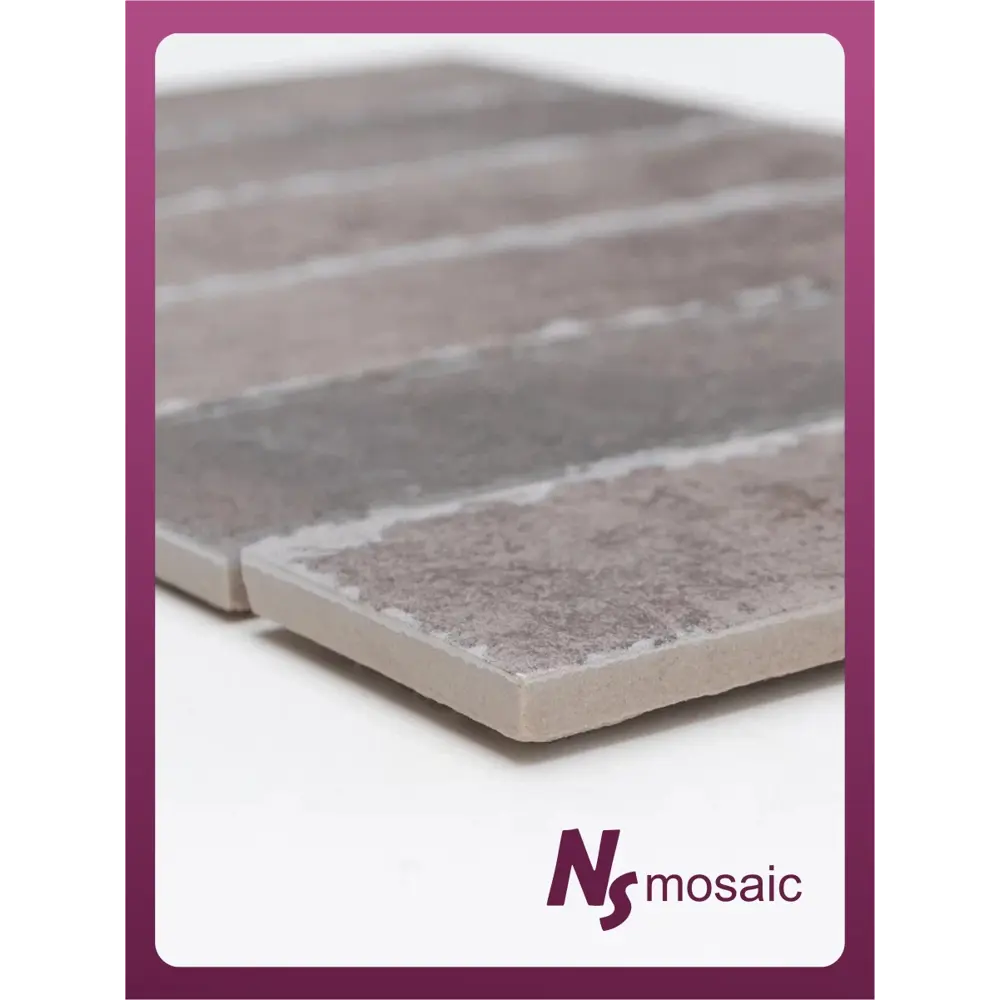 Фото 5 Декоративная мозаика Nsmosaic R-365 NS11PL0094 30.6x19.8см цвет Коричневый