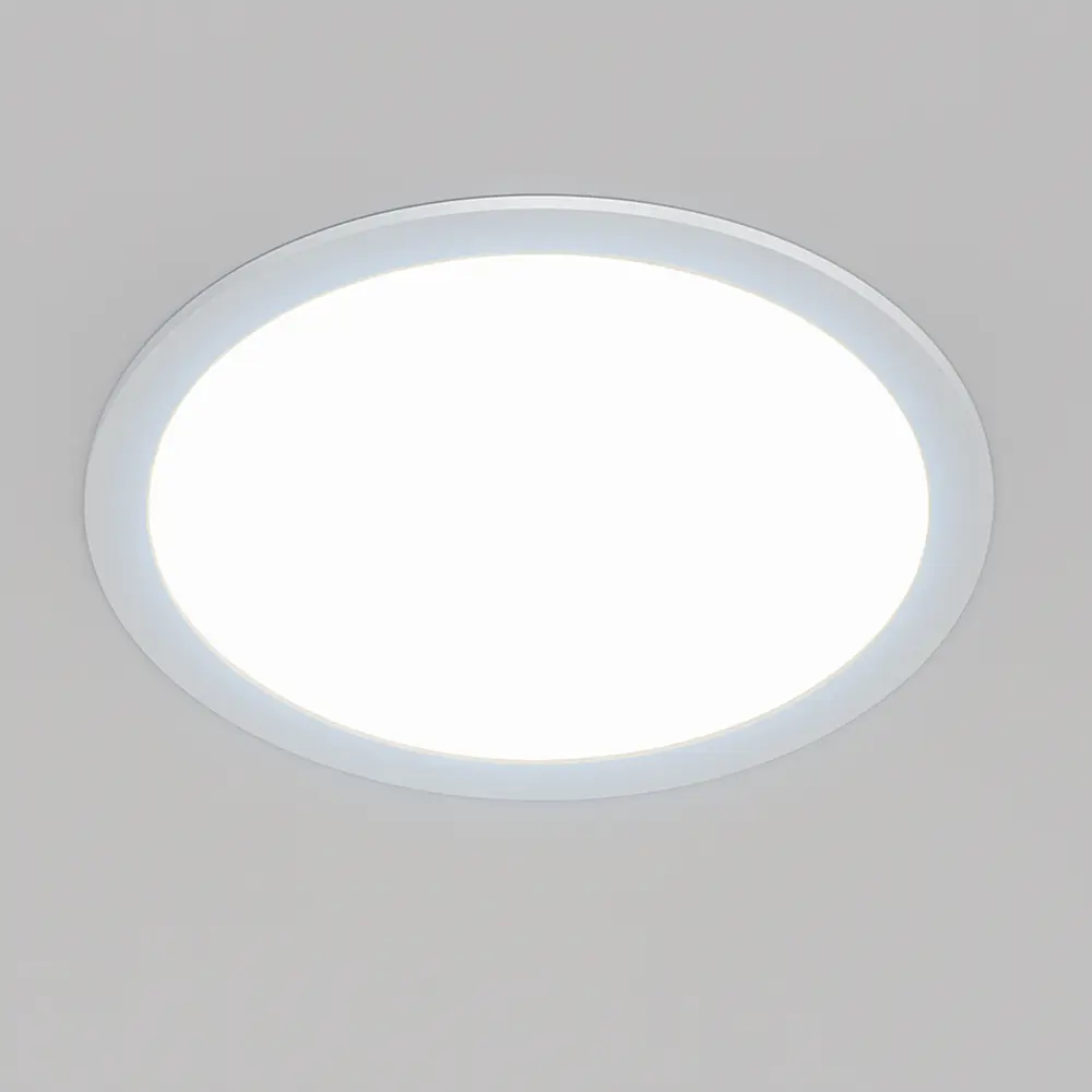 Фото 2 Светильник точечный светодиодный встраиваемый Osram Ret 2280LM под отверстие 200 мм 24 Вт холодный белый свет цвет белый Фото 2 Светильник точечный светодиодный встраиваемый Osram Ret 2280LM под отверстие 200 мм 24 Вт холодный белый свет цвет белый