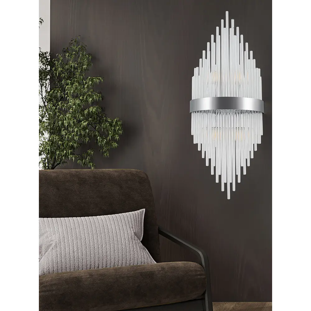 Фото 2 Настенный светильник Tesla light Torcia Tsl-431022.250.4.e14.a1.cr цвет хром