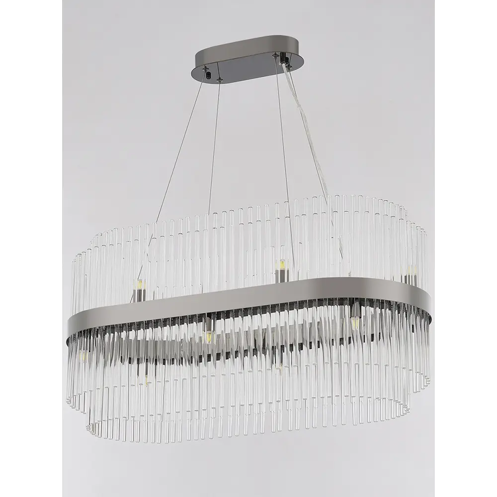 Фото 5 Люстра подвесная Tesla light Torcia Tsl-432001.800.12.g9.c1.bk 12 ламп 24 м² цвет черный Фото 5 Люстра подвесная Tesla light Torcia Tsl-432001.800.12.g9.c1.bk 12 ламп 24 м² цвет черный