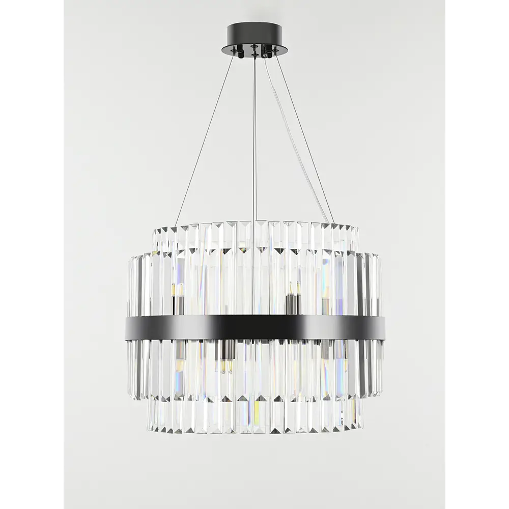 Фото 2 Люстра подвесная Arte Milano Fiamma 440110.460.12.g9.c1.bk 12 ламп 24 м² цвет черный Фото 2 Люстра подвесная Arte Milano Fiamma 440110.460.12.g9.c1.bk 12 ламп 24 м² цвет черный