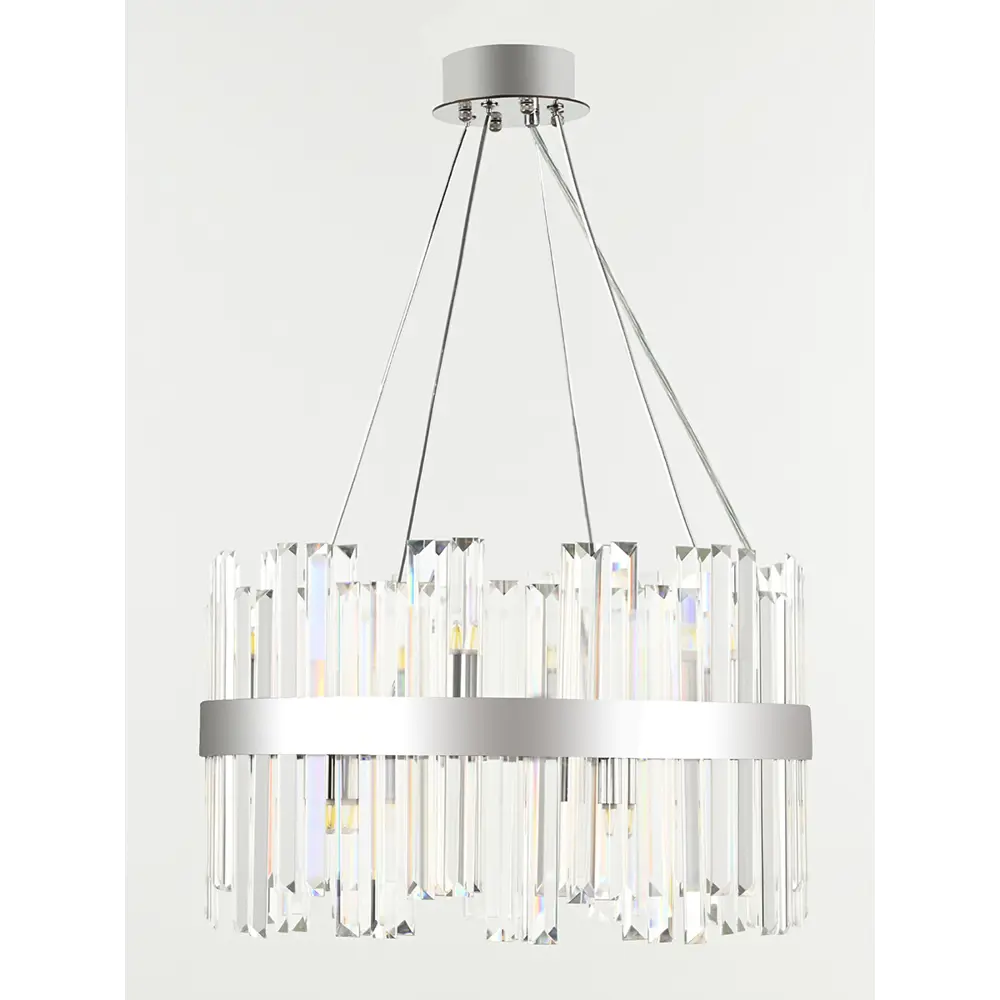 Фото 2 Люстра подвесная Arte Milano Fiamma 440110.460.12.g9.e1.cr 12 ламп 24 м² цвет хром Фото 2 Люстра подвесная Arte Milano Fiamma 440110.460.12.g9.e1.cr 12 ламп 24 м² цвет хром