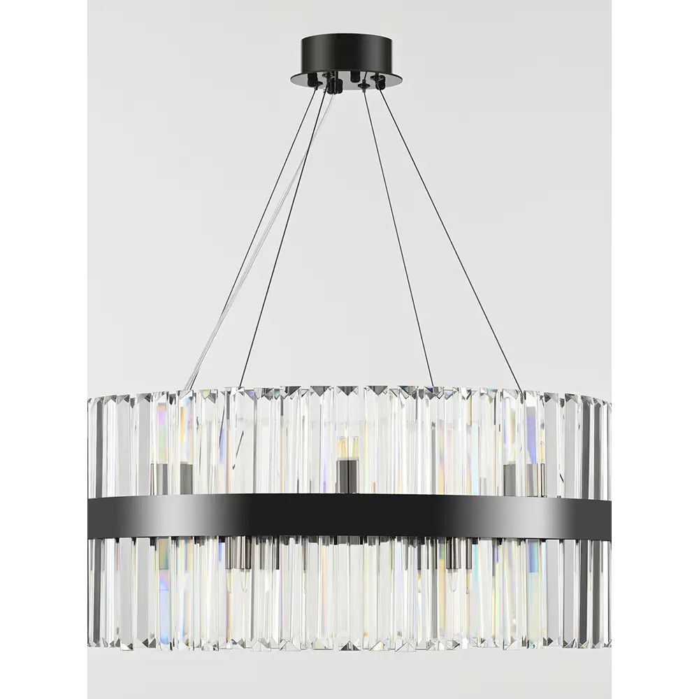 Фото 2 Люстра подвесная Arte Milano Fiamma 440110.590.16.g9.b1.bk 16 ламп 32 м² цвет черный Фото 2 Люстра подвесная Arte Milano Fiamma 440110.590.16.g9.b1.bk 16 ламп 32 м² цвет черный