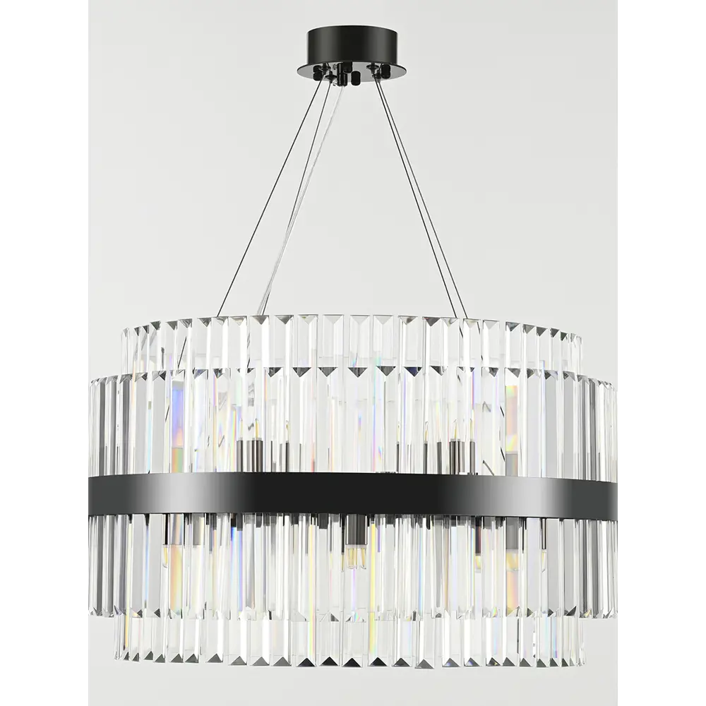 Фото 2 Люстра подвесная Arte Milano Fiamma 440110.590.16.g9.c1.bk 16 ламп 32 м² цвет черный Фото 2 Люстра подвесная Arte Milano Fiamma 440110.590.16.g9.c1.bk 16 ламп 32 м² цвет черный