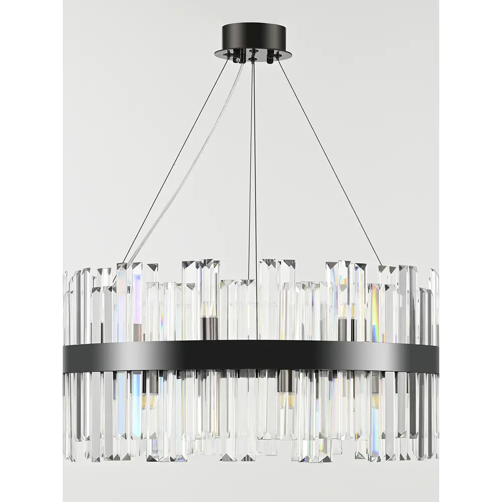 Фото 2 Люстра подвесная Arte Milano Fiamma 440110.590.16.g9.e1.bk 16 ламп 32 м² цвет черный Фото 2 Люстра подвесная Arte Milano Fiamma 440110.590.16.g9.e1.bk 16 ламп 32 м² цвет черный